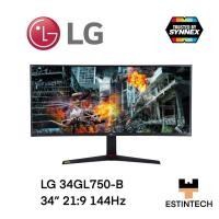 ราคา MONITOR (จอมอนิเตอร์) LG 34GL750-B 34" 21:9 144Hz ของใหม่ประกัน 3ปี (16707918584)