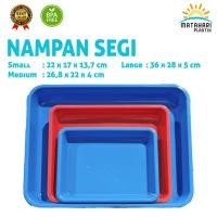 ราคา (6 ชิ้น) ถาดสี่เหลี่ยม/ถาดพลาสติก/ถาดพลาสติก (50156178681)