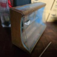 ราคา ตู้ไม้โบราณ โชว์ของ กระจก (56156301749)