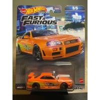 ราคา Hot wheels premium F&F Nissan Skyline GT-R (BNR34) (25479016119)
