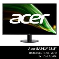 ราคา จอมอนิเตอร์ Monitor Acer LED 23.8” SA241YAbi 75Hz (VA, VGA, HDMI) (22331724693)