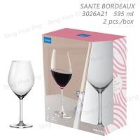 ราคา ( 2 ใบ ) แก้วไวน์ Sante Bordeaux 595 มล. 3026A21 ยี่ห้อโอเชี่ยน แพ็คคู่ กล่องสี (3658296741)