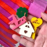 ราคา พวงกุญแจอคริลิค เซ็ต 4 ชิ้น ️ โซ่ไข่ปลาคละสี(ส้ม, ม่วง, ขาว, ดำ, ชมพู, ฟ้า, มิ้นต์) (21979144909)