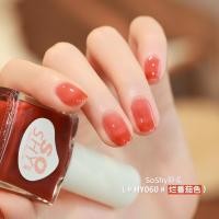 ราคา ยาทาเล็บติดทนนานยาทาเล็บใสสีเบอร์กันดีนู้ดติดทนนาน (26720090186)