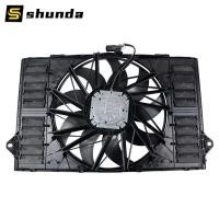 ราคา 97010606106 Radiator Cooling Fan Assembly 97010606103 For Porsche 2009-2016 3.6L 3.0 TDI 970.106.06 (52353235061)