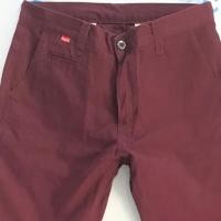 ราคา ยีนส์มือสองซื้อมายังไม่ได้ใส่ซิปยี่ห้อBen davisใหม่มากสีเลือดหมู เอว32" (1734839254)