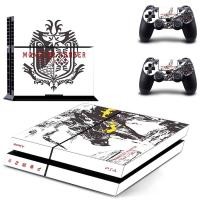 ราคา สติกเกอร์ไวนิล ลาย Monster Hunter สีขาว สีเหลือง สําหรับติดตกแต่งจอยเกม Playstation 4 PS4 + 2 (23869231983)