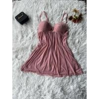 ราคา ชุดนอนไม่ได้นอนสีชมพู ชุดนอนเซ็กซี่ สายเดี่ยวพริ้ว พร้อมส่ง (16199563141)