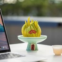 ราคา ถาดขนมจีนจานเท้าสูงจานขนมรีเฟรชเซรามิกย้อนยุคสมัยเก่าเท้าสูงผลไม้แห้งจานผลไม้จานถั่ว (52505629521)