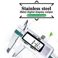 ราคา Digitl Vernier Caliper พร้อมถ่านเวอร์เนียร์ เวอร์เนียร์ดิจิตอล สแตนเลส ตัวพล เครื่องวัดขนาด คุณภาพดี (41352189342)
