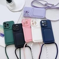ราคา Xiaomi Redmi Note 14 13 Pro Plus 14C Mi 14T 13T 4G 5G Candy Strap Case Crossbody Lanyard Neck Card Silicone Cover (40710233178)
