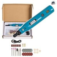 ราคา MOLITA เครื่องเจียรสายอ่อน Mini ครบชุด เครื่องเจียร์ไฟฟ้า เครื่องมือแกะสลัก เจียรสายอ่อน 30ชิ้น เจียร์ USB ไร้สายงาน (24540335880)