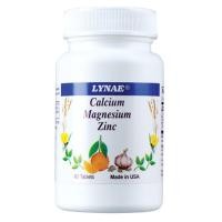 ราคา LYNAE Calcium Magnesium Zinc Vitamin USA ไลเน่ 60 เม็ด x 1 ขวด (181053360)