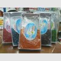 ราคา เยลลี่เม็ดเล็ก(ทรงไข่ปลา)สีฟ้า แดง เขียว ส้ม ม่วง ตราควีน (427532857)