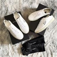 ราคา ♞YSL Saint laurent sneakers court classic sl/06 (รุ่นหนัง) (แนะนำสอบถามไซร์คงเหลือก่อนกดซื้อนะคะ) 2 (41013736593)