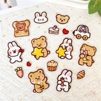ราคา ✿ Q Bear & Rabbits: แผ่นสติกเกอร์ ลายกระต่าย มีกาวในตัว สําหรับติดตกแต่ง ✿ แผ่นแพทช์รีดติดเสื้อ ปักลาย DIY สําหรับตกแต่งเสื้อผ้า กระเป๋า 1 ชิ้น (25150461565)