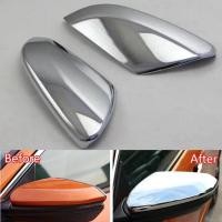 ราคา YAQUICKA 2 ชิ้น/เซ็ต Chrome ABS รถกระจกมองหลังภายนอก Trim จัดแต่งทรงผมสําหรับ Honda Civic 10th 2016 2017 รถ-covers อุปกรณ์เสริม (55054025596)