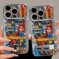 ราคา สำหรับ เคสไอโฟน 16 11 IPhone 15 11 13 12 14 Pro Max 15 13 7 8 14 16 Plus X XR XS Max ตัวต่อเลโก้มาริโอ เคส เคสไอโฟนสวยๆ (27520104871)