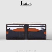 ราคา LEALUX Epsom Wallet 2 กระเป๋าสตางค์หนังผู้ชายแนวนอนทําด้วยมือ (27580991276)