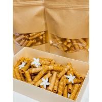 ราคา หนมน้องแนน ทองม้วนกรอบรสกระทิ (29372530638)