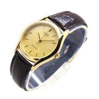 ราคา Casio นาฬิกาข้อมือผู้ชาย- สีทอง สายหนังสีน้ำตาล รุ่น MTP-1094Q-9A (ทอง) (318654322)