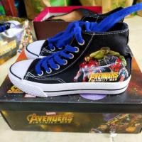 ราคา รองเท้าผ้าใบหุ้มข้อเด็ก avengers (4242935561)