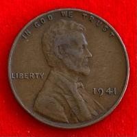 ราคา เหรียญสหรัฐอเมริกา​​ USA 1 cent ปี 1941 เหรียญ​ต่างประเทศ (27267227778)