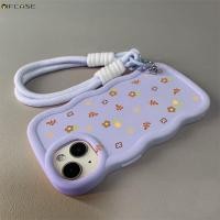 ราคา SAMSUNG สําหรับSamsung Galaxy A73 A55 M54 F54 M34 F34 M31 M21s F21 M13 F13 F55 C55 M55 F15 M15 F14 M14 เคสโทรศัพท์พร้อมสายคล้องCreative Waveสีน้ําตาลดอกไม้สีเหลืองฝาครอบ (46503715475)