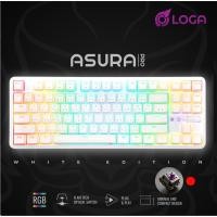 ราคา Loga ASURA Pro White Keyboard TKL Flaretech optical switch (7742214378)