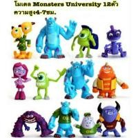 ราคา โมเดลmonsters university (1เซตได้12ตัวสูง4-7ซม.) (5017718459)