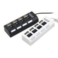 ราคา USB 2.0 Hi-Speed 4-Port Splitter Hub Adapter For PC Computer (13008910200)