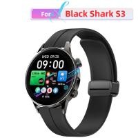 ราคา สาย Black shark S3 สายซิลิโคน Black shark S3 สายนาฬิกาอัจฉริยะ สายรัดข้อมือแบบสปอร์ต (41855215435)