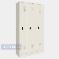 ราคา ตู้ล็อคเกอร์ 3 ช่อง (ทรงสูง) รุ่น MLKH-3 (11786437930)