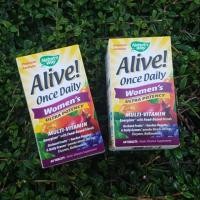 ราคา NEWMOWAโค้ดส่วนลดลูกค้าใหม่ 100 บาท) Nature's Way, Alive! Once Daily, WoMen's Multi-Vitamin ( 60 Tablets ) (1093622222)