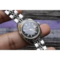 ราคา นาฬิกา Vintage มือสองญี่ปุ่น Seiko 2205 0050 Black Dial ผู้หญิง Automatic ทรงกลม 25mm (43561369799)