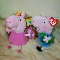 ราคา Peppa Pig เป๊ปป้าพิก จอร์จพิก ตุ๊กตาก้นถ่วงวง Peppa pig (5835914037)