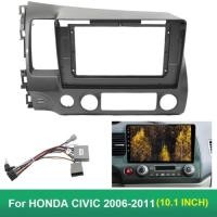 ราคา Car Radio Fascia Panel Android Dashboard Car Dvd Player Frame 10.1 Inch for Honda Civic 2006-2012 A (46005639240)