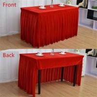 ราคา TENDA ผ้าคลุมโต๊ะ 3 ด้าน ขนาด 200 x 85 สูง 75 ซม. / ผ้ากัญ ผ้าตกแต่งเต็นท์ ขอขนาดได้ (58155902020)