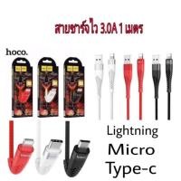 ราคา สายชาร์จ ถักไนล่อน ชาร์จไว 1เมตร Lightning Micro Type-C (4015693321)