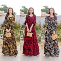 ราคา BOHEMIAN DRESS ชุดเดรสผู้หญิงอวบสไตล์โบฮีเมียน เดรสออกงานตรีมโบฮีเมียน ชุดอินเดีย แฟชั่นสาวมุสลิม (22283367591)