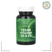 ราคา MRM Nutrition, Vegan Vitamin D3 & K2, 60 Vegan Capsules (41011242245)
