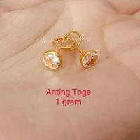 ราคา ต่างหูถั่วงอกถั่วทองอ่อน 1 กรัม (46001938732)