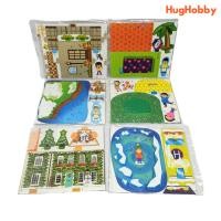 ราคา [ขายเหมา 6 ชิ้น] จาจาโฮม บ้านจาจา บ้านกระดาษประกอบ (ไซส์เล็ก) (18590736626)