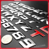 ราคา พร้อมส่ง สติกเกอร์โลหะ ลายตัวอักษรภาษาอังกฤษ ตัวเลข กันน้ํา สําหรับติดตกแต่งรถยนต์ รถจักรยานยนต์ (12568382392)
