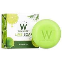 ราคา สบู่มะนาววิ้งไวท์ W Wink White Lime Soap ขนาด 80 กรัม (16800558439)