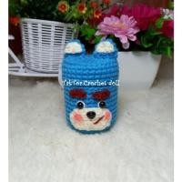 ราคา ตุ๊กตาไหมพรม เคสยาดมหงส์ไทย ขนาด 25 กรัม,40 กรัม ลาย หมีสีฟ้า (25883784221)