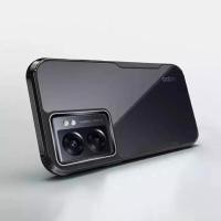 ราคา Case OPPO A77 5G 2022 เคสโทรศัพท์ออฟโป้ Oppo A77 เคสหลังใส เคสกันกระแทก ขอบนิ่มหลังแข็ง PC+TPU (18663909614)