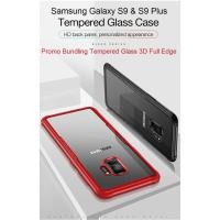 ราคา Cafele Samsung S9 / S9 Plus - เคสกระจกนิรภัย + กระจกนิรภัย 3D Full Curved Edge (41655707323)