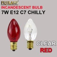 ราคา FUJILAMP (ยกกล่อง 50 ชิ้น ถูกกว่า) หลอดจำปา 7W E12 สี แดง สำหรับ สิวอร์มไวท์ ประดับตกแต่ง งานเทศกาล ตกแต่งศาลเจ้า หิ้งพ (41420388486)