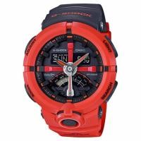 ราคา Casio G-shockนาฬิกาข้อมือผู้ชาย สายเรซิน รุ่นGA-500P-4A (Red) (2065010418)